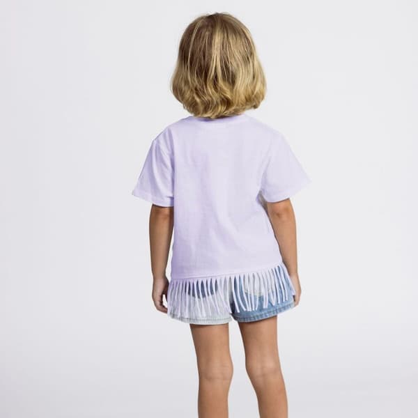 Barn T-shirt med kortärm Minnie Mouse Purpur - 7 år
