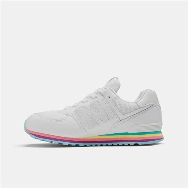 Sportssko til børn New Balance 574 Core Hvid - 36