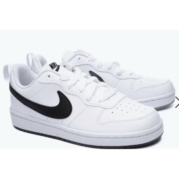 Sportssko til børn Nike COURT BOROUGH DV5456 104 Hvid - 38