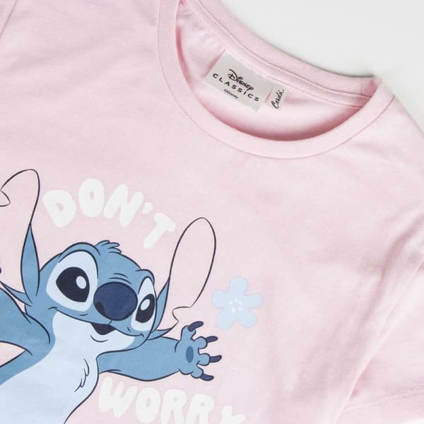 Sommarpyjamas Stitch Rosa - 14 år