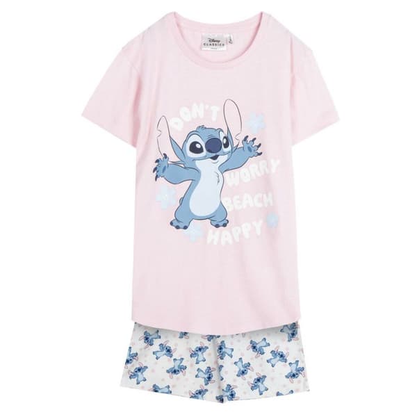Sommarpyjamas Stitch Rosa - 14 år
