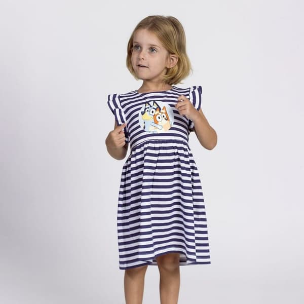 Mekko Bluey Tummansininen - 3 vuotta