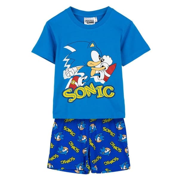 Nattøj Børns Sonic Blå - 10 år