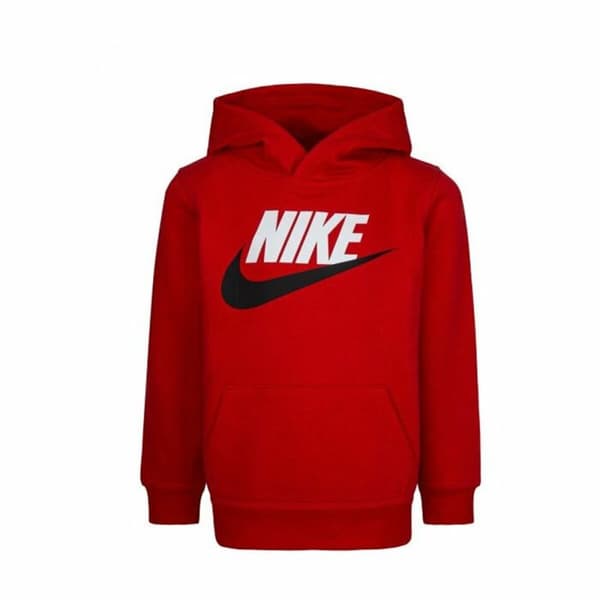 Tröja med huva Unisex Nike Club Hbr Röd - 3 år
