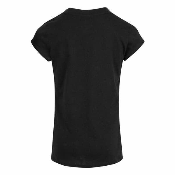 Barn T-shirt med kortärm Converse Timeless Chick Patch Svart - 6-7 år