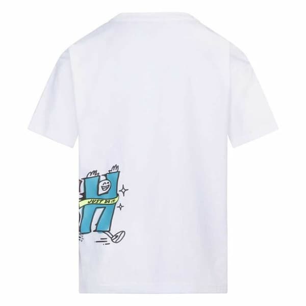 Børne Kortærmet T-shirt Nike KT-S/S Knit Hvid - 6-7 år