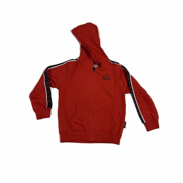 Tröja med huva Unisex Kappa 8031F0036 Röd - 12 år