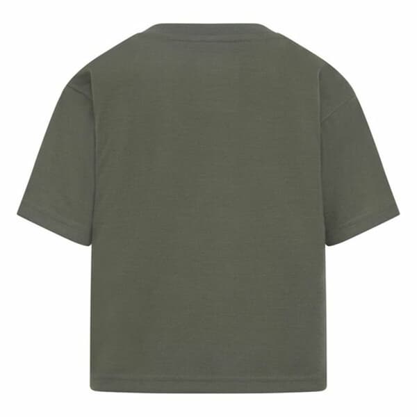 Barn T-shirt med kortärm Converse Chuck Patch Boxy Oliv - 10-12 år