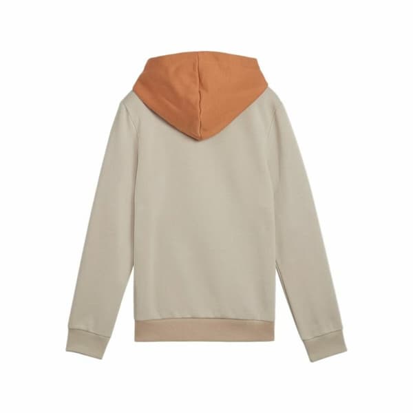 Hættetrøje til Børn Puma Essentials Block Brun - 7-8 år