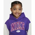 Miniatyrbillede 3 af 6: Sweatshirt med hætte til piger Nike Join The Club Violet - 6-7 år