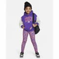 Miniatyrbillede 5 af 6: Sweatshirt med hætte til piger Nike Join The Club Violet - 6-7 år