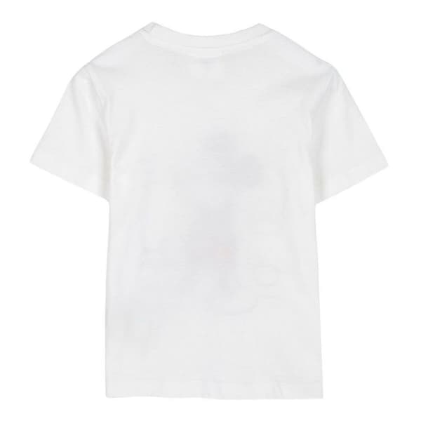 Barn T-shirt med kortärm Mickey Mouse Vit - 3 år