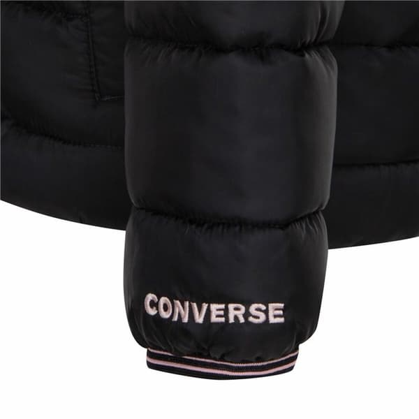 Jacka Barn Converse Solid Mdwt Puffer Svart - 4-5 år