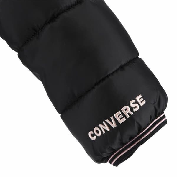 Jacka Barn Converse Solid Mdwt Puffer Svart - 4-5 år