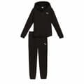 Miniatyrbild 1 av 5: Träningsoverall, Barn Puma Hooded Sweat Suit Flecce Cl Svart - 9-10 år
