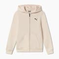 Miniatyrbilde 1 av 2: Barnejakke Puma Essentials+ Graphic Hoodie Fz Beige - 13-14 år