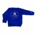 Miniatyrbilde 2 av 3: Sportsantrekk for baby Champion Crewneck Suit  Blå - 9-12 Måneder