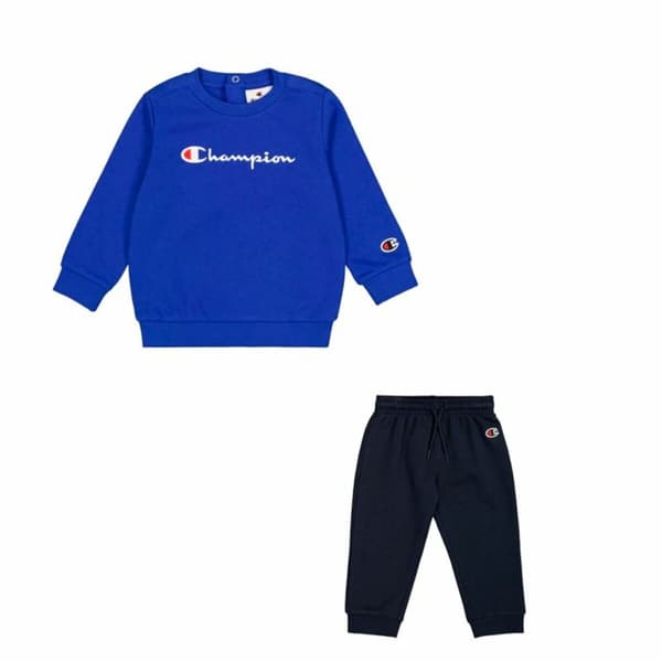 Träningskläder, Baby Champion Crewneck Suit Blå - 6-9 månader