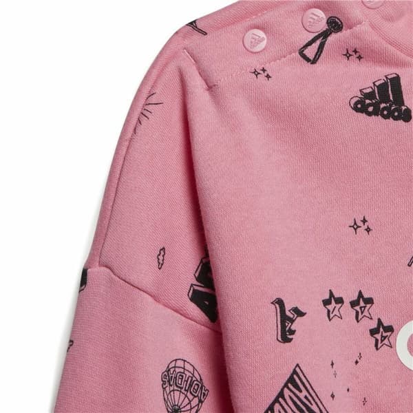 Träningsoverall, Barn Adidas I Bluv Q3 Cset Lax - 3-6 månader