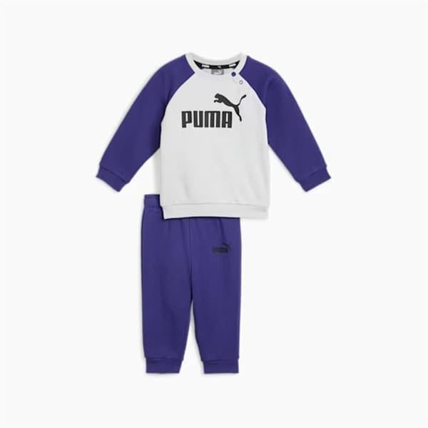 Träningsoverall, Barn Puma Minicats Ess Raglan Jogger Fl Marinblå - 4-6 månader