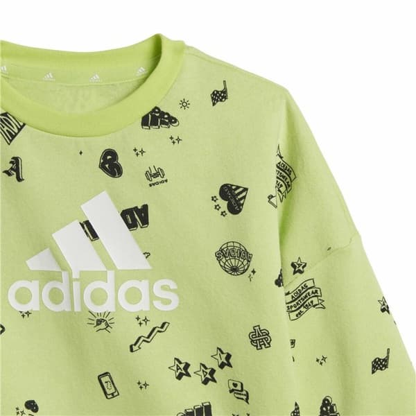 Lasten verkkapuku Adidas I Bluv Q3 Cset Vihreä - 6-9 kuukautta
