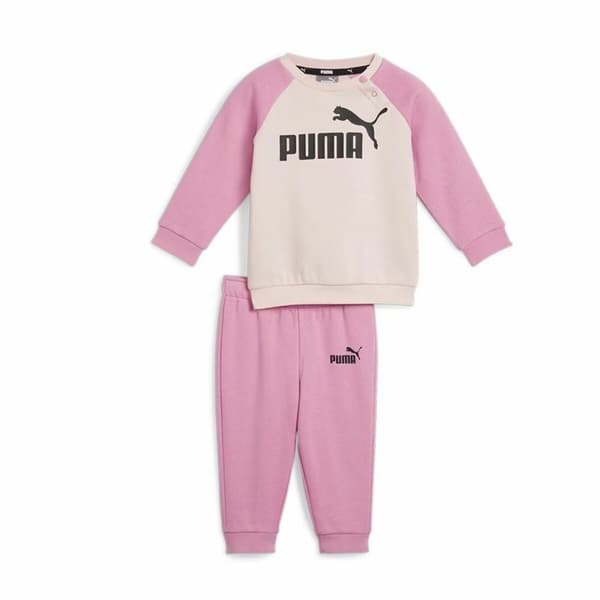 Lasten verkkapuku Puma Minicats Ess Raglan Jogger Fl Pinkki - 1-2 vuotta