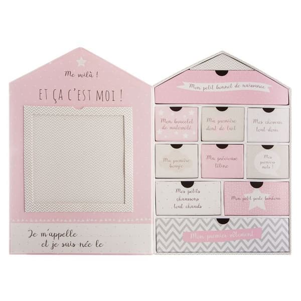 Atmosphera Kids - Förlossningskit Hem - 21 x 30 cm - Rosa