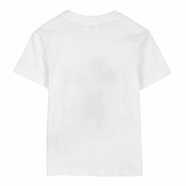 Børne Kortærmet T-shirt Mickey Mouse Hvid - 3 år