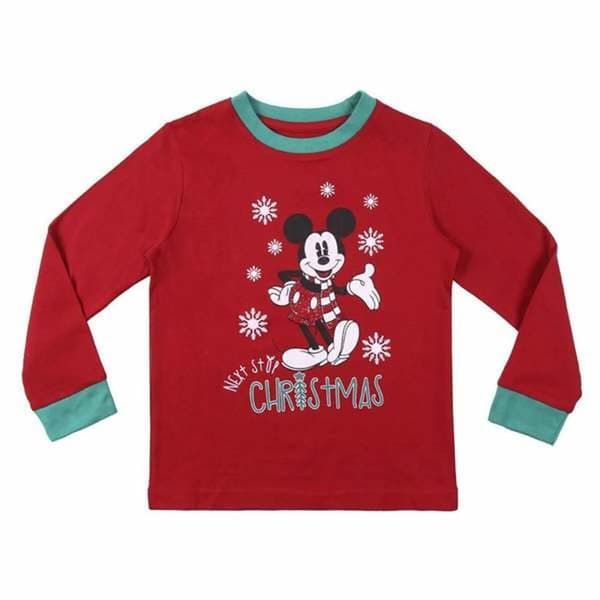 Pyjamas Barn Mickey Mouse Röd - 6 år