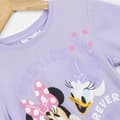 Miniatyrbillede 3 af 6: Børne Kortærmet T-shirt Minnie Mouse Lilla - 7 år