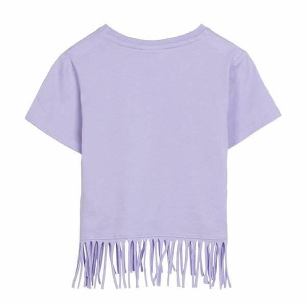 Børne Kortærmet T-shirt Minnie Mouse Lilla - 7 år