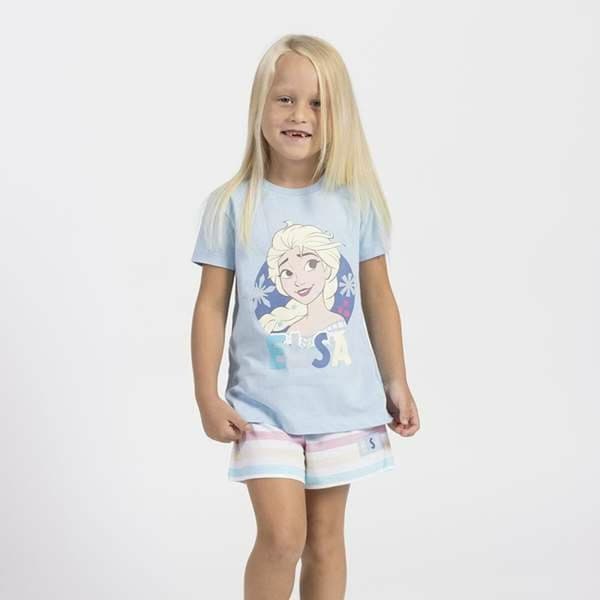 Nattdress Barne Frozen Lyse Blå - 3 År