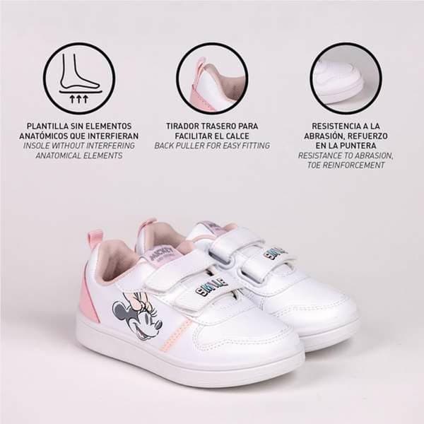 Sportssko for barn Minnie Mouse Hvit - 32