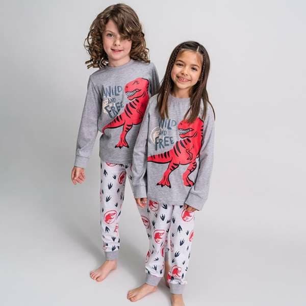 Pyjamat Lasten Jurassic Park Harmaa - 6 vuotta