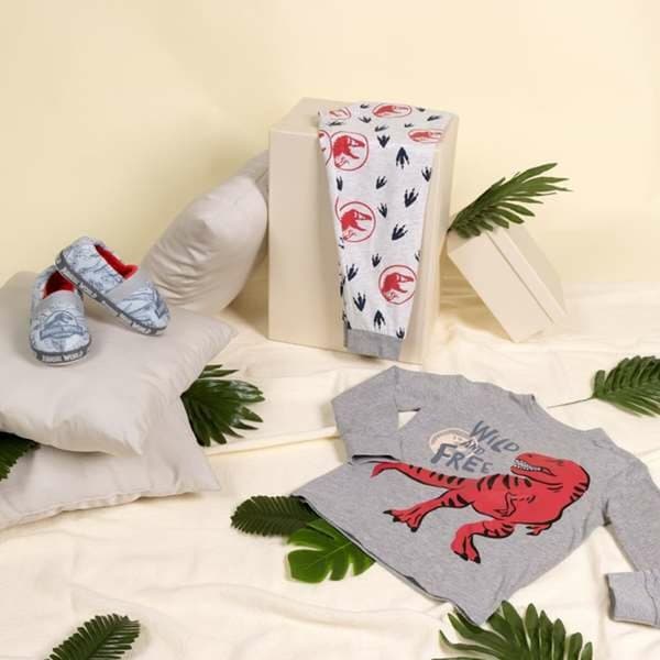 Pyjamat Lasten Jurassic Park Harmaa - 6 vuotta