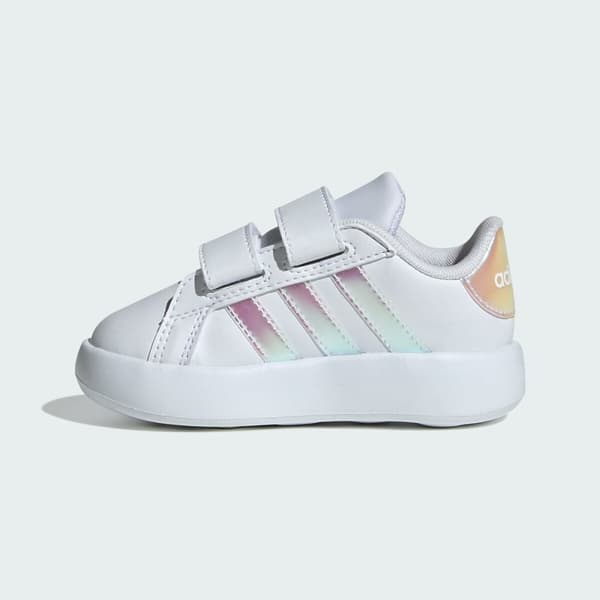 Badskor för småbarn Adidas GRAND COURT 2.0 Vit - 25