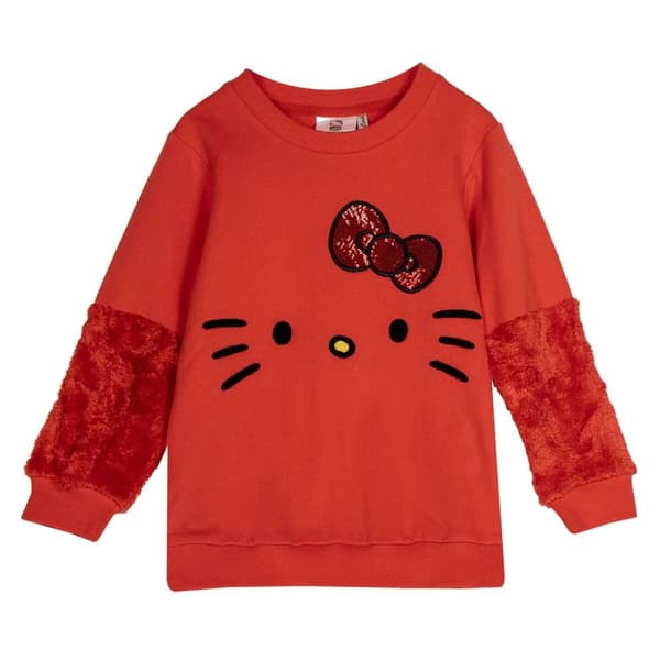 Tröja utan huva Hello Kitty Röd - 4 år