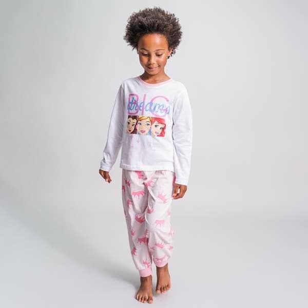 Pyjamas Barn Disney Princess Vit - 3 år