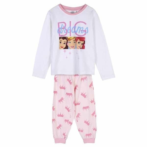 Pyjamas Barn Disney Princess Vit - 3 år