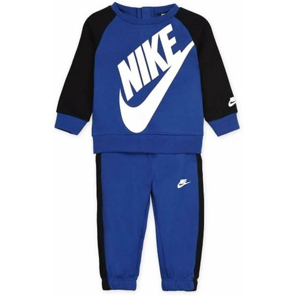 Set av kläder Nike NKB OVERSIDED FUTURA CREW SET Blå - 2 år