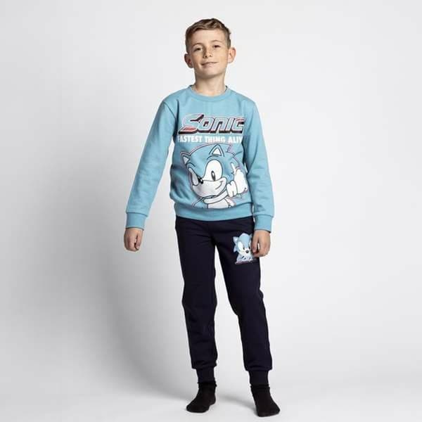 Træningsdragt til børn Sonic Mørk grøn - 12 år