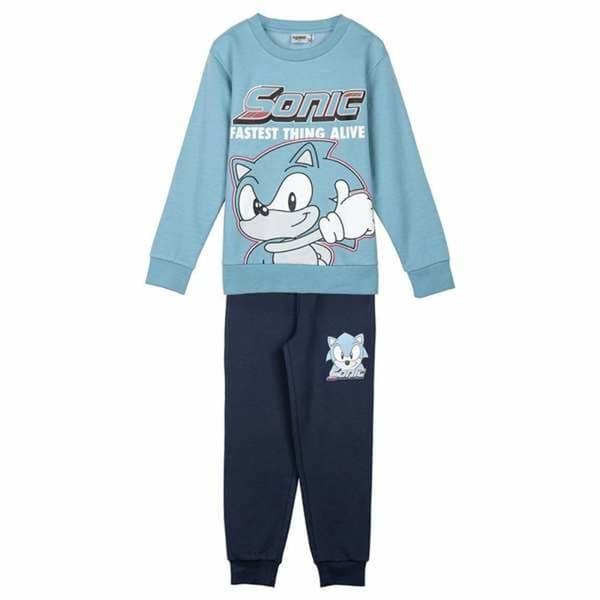 Træningsdragt til børn Sonic Mørk grøn - 12 år