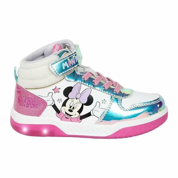 Sportssko til børn Minnie Mouse Sølvfarvet - 28
