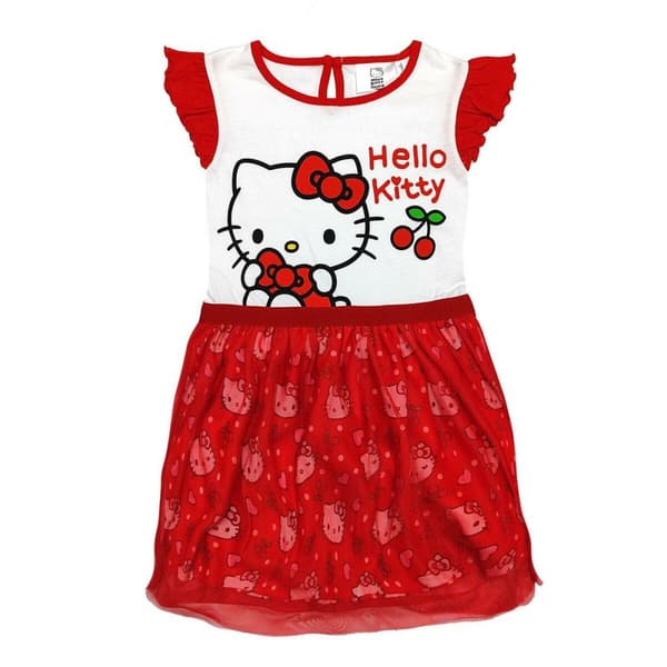 Mekko Hello Kitty Punainen - 4 vuotta