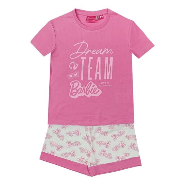 Pyjamas Barn Barbie Rosa - 10 år