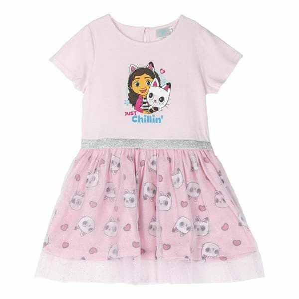 Kjole Gabby's Dollhouse Pink - 4 år