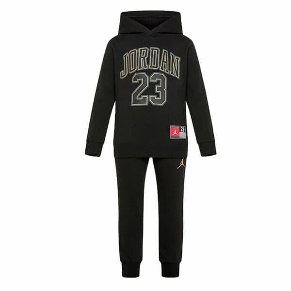 Sportstøj til Baby Jordan Pack Po Set Sort 2 Dele - 18 måneder