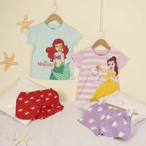 Pyjamat Lasten Disney Princess Pinkki - 6 vuotta
