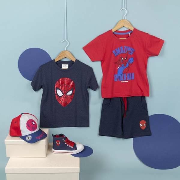 Sportskor för barn Spider-Man Blå - 25