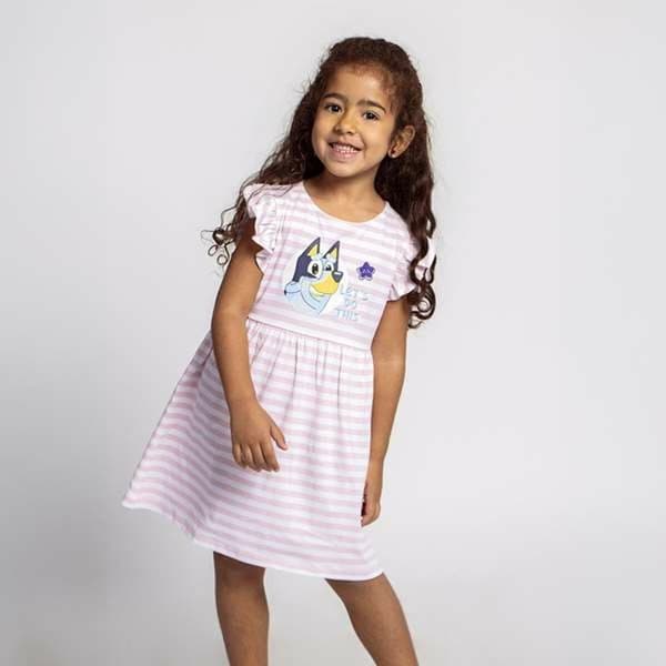 Klänning Bluey Rosa Flicka - 5 år